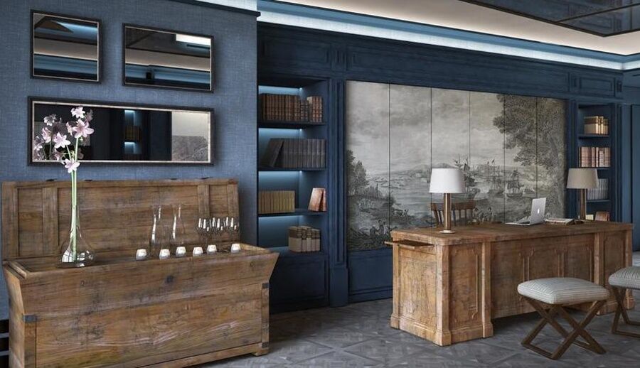 Hotel Antigua Palma - Casa Noble ภายนอก รูปภาพ Interior of the library
