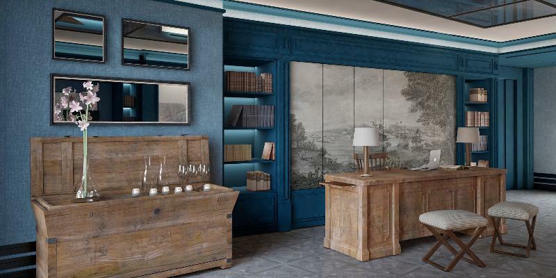 Hotel Antigua Palma - Casa Noble ภายนอก รูปภาพ Interior of the library