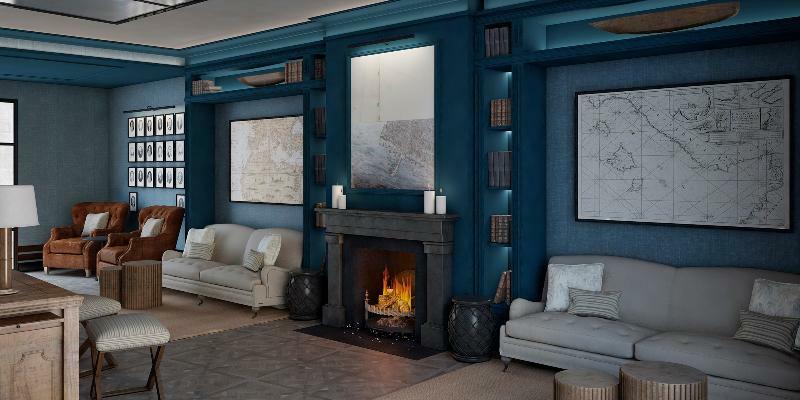 Hotel Antigua Palma - Casa Noble ภายนอก รูปภาพ A fireplace in a living room