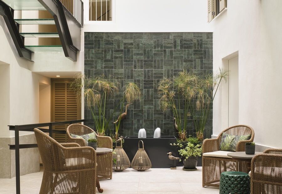 Hotel Antigua Palma - Casa Noble ภายนอก รูปภาพ Interior courtyard