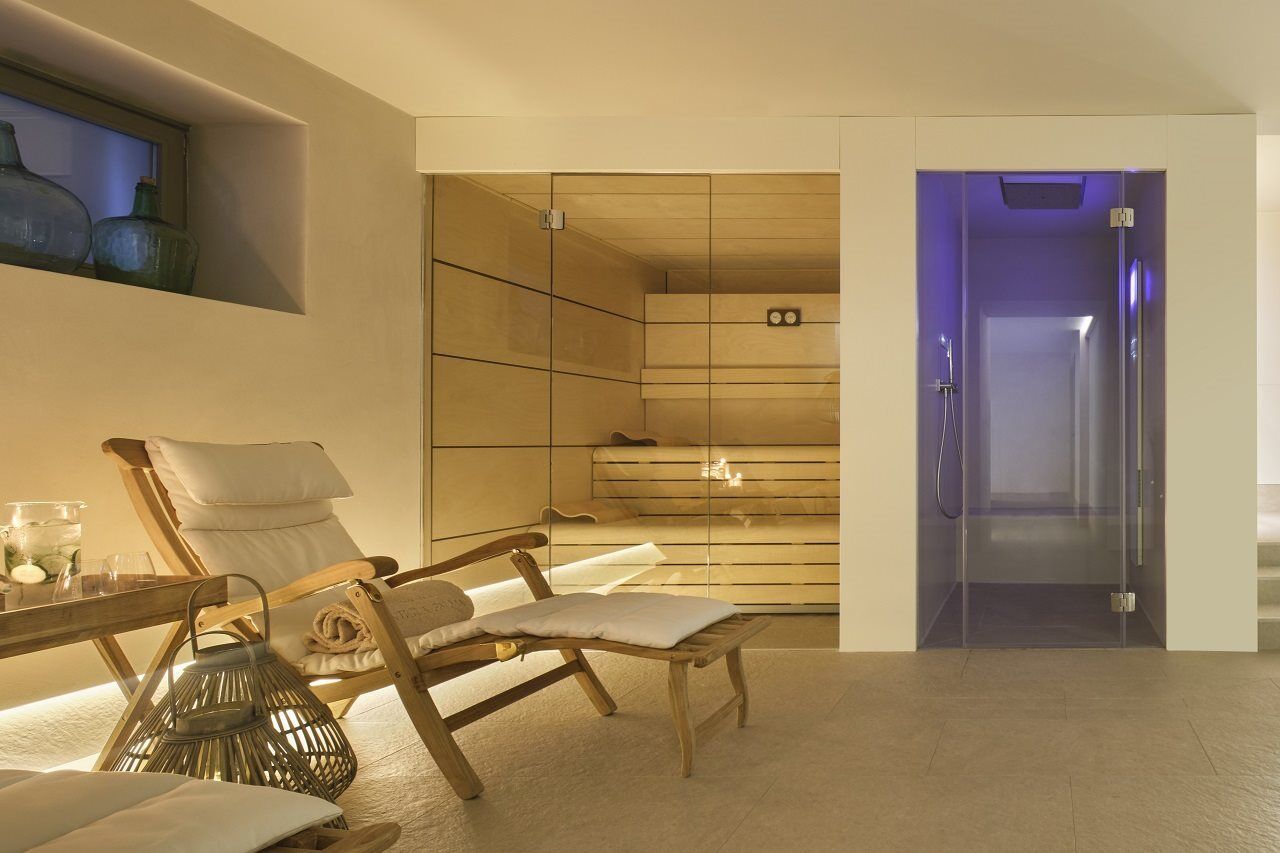 Hotel Antigua Palma - Casa Noble ภายนอก รูปภาพ A modern steam room